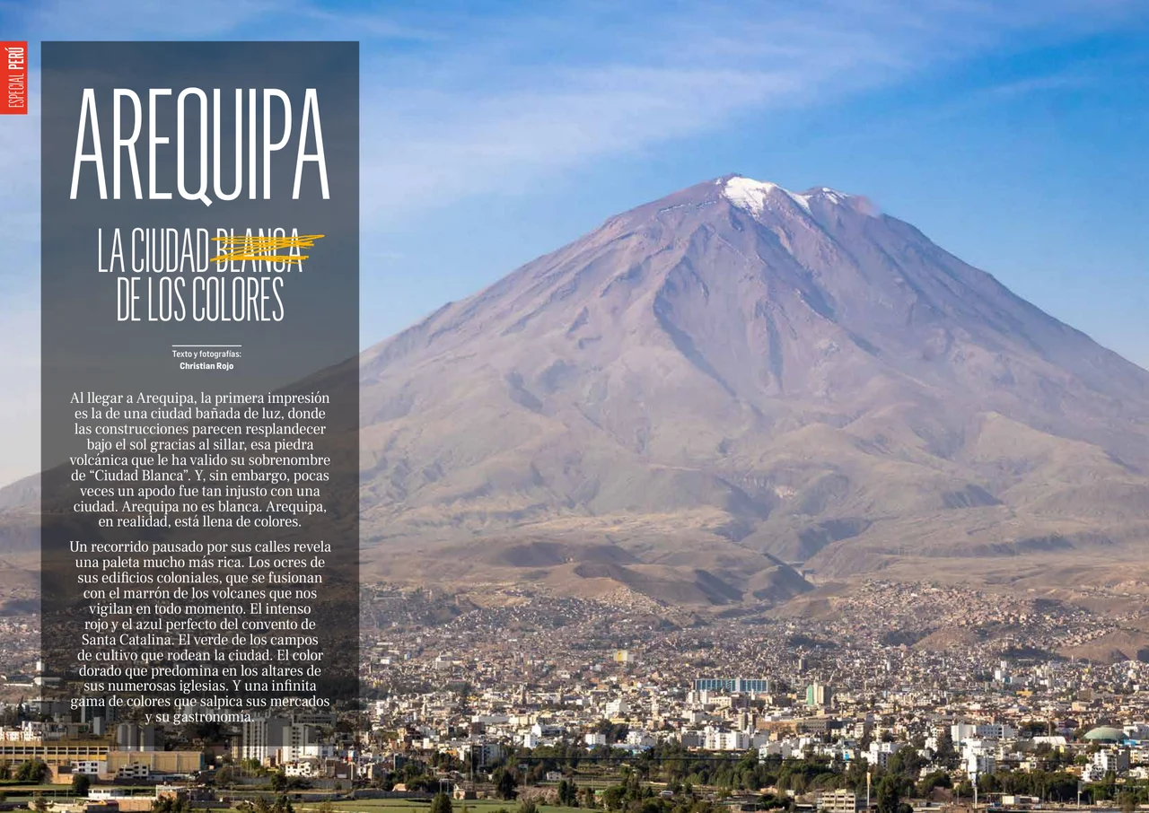 Arequipa: la ciudad de los colores